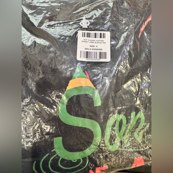 NWT Torrid Elf Christmas classic cotton jersey long sleeve tee size 5X - Picture 6 of 7